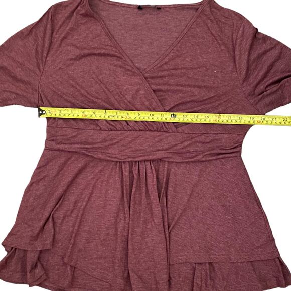 Bloomchic Dusty Rose Pink Baby Doll Shirt Size 14/16 NWOT - Picture 3 of 4